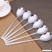 Letbuy Stainless Steel Spoon - 8.7 Inch Long Stainless Steel Ice Cream Spoons Coffee soup Spoon for Home Kitchen set of 6 (set of 6) - B0755BT95N